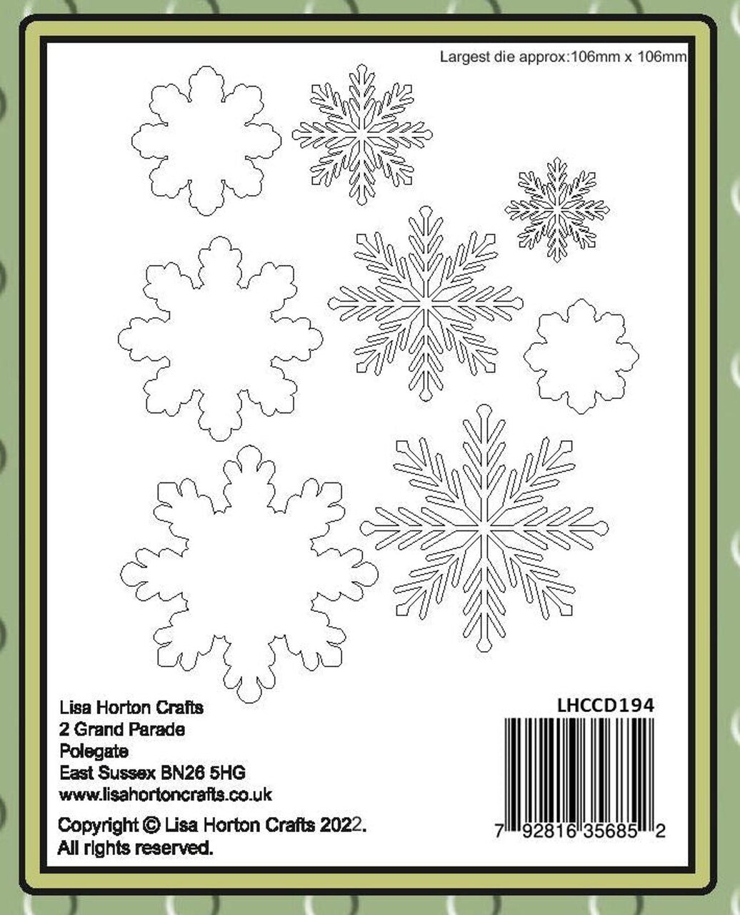 Lisa Horton --That Craft Place Lisa Horton Die Set - Layered Snowflakes
